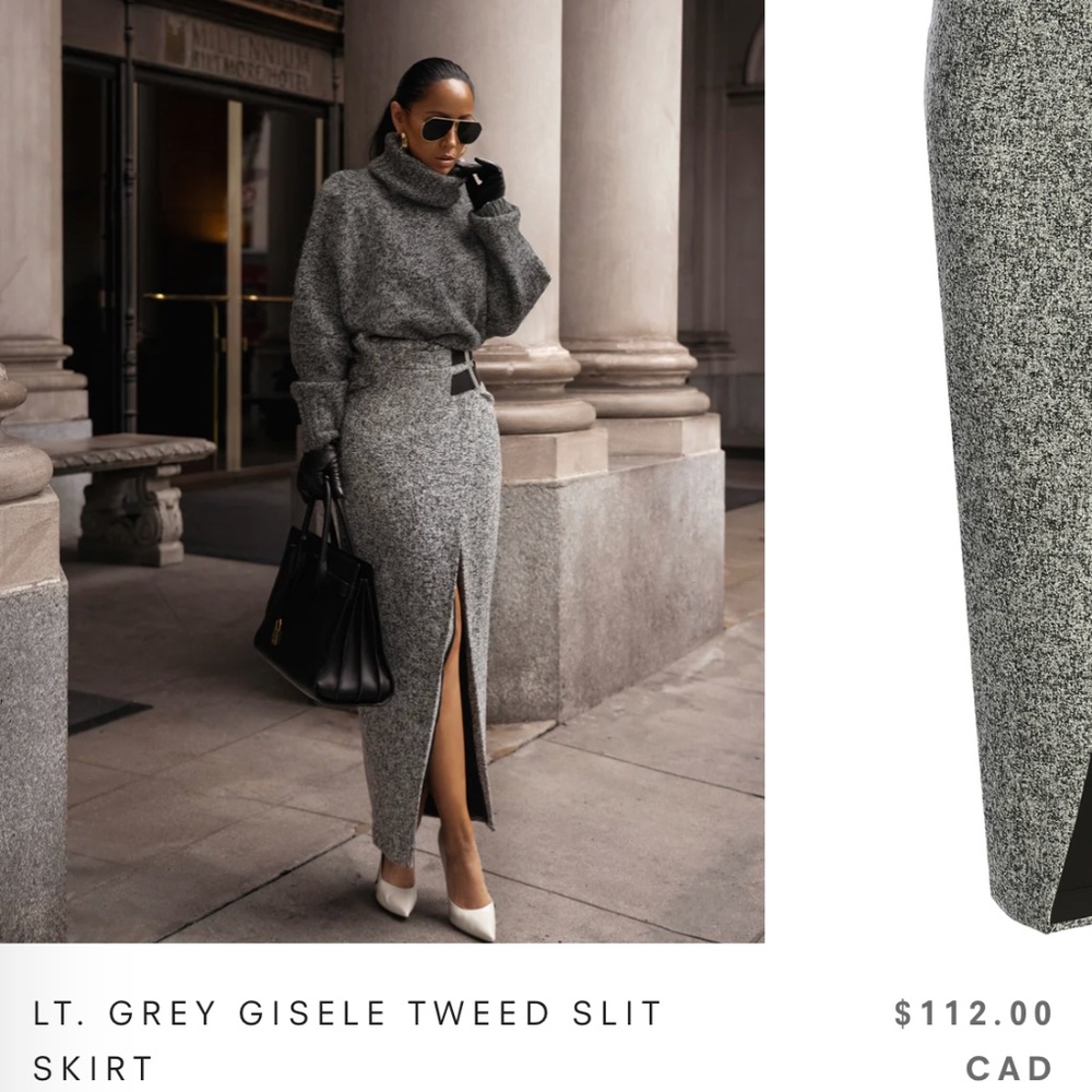 Tweed skirt
